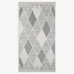 inny Dywan geometryczny szary MADERA 80x150 cm