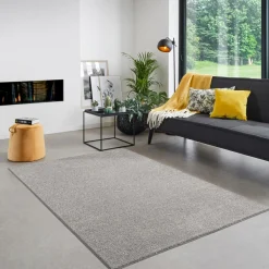 Dywany Z Krótkim Włosiem| Dywan jasnoszary CLEVER 160x230 cm