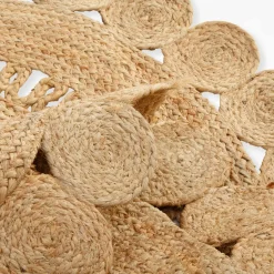 inny Dywan jutowy BRUGA, beżowo-brązowy, okrągły, 100 cm