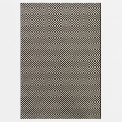 inny Dywan kremowo-czarny PIATTO 160x230 cm