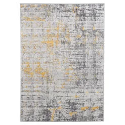 Dywany Z Krótkim Włosiem| Dywan loftowy szarożółty MIRAGE 160x230 cm