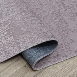 Chodniki|Dywany Z Krótkim Włosiem| Dywan loftowy z połyskiem różowy STELLA 80x150 cm