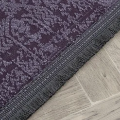 Chodniki|Dywany Z Krótkim Włosiem| Dywan loftowy z połyskiem szary STELLA 80x150 cm