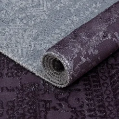 Chodniki|Dywany Z Krótkim Włosiem| Dywan loftowy z połyskiem szary STELLA 80x150 cm