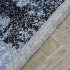 Dywan loftowy z połyskiem niebieski STELLA 160x230 cm