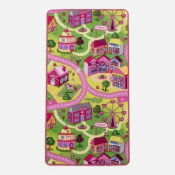 Dzieci inny Dywan miasto różowy FUNFAIR 80x150 cm
