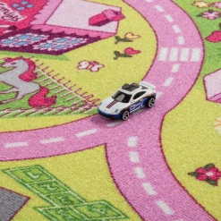 Dzieci inny Dywan miasto różowy FUNFAIR 80x150 cm