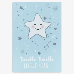 Dzieci Dywan niebieski z gwiazdką PLAY 160x230 cm