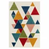 Dywany Z Krótkim Włosiem|Dywany Zewnętrzne| Dywan nowoczesny 3D w trójkąty PICTO 164x230 cm