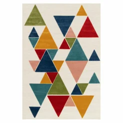 Dywany Z Krótkim Włosiem|Dywany Zewnętrzne| Dywan nowoczesny 3D w trójkąty PICTO 164x230 cm