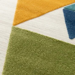 Dywany Zewnętrzne|Dywany Zewnętrzne| Dywan nowoczesny 3D w trójkąty PICTO 123x170 cm