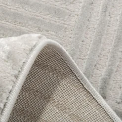 inny Dywan nowoczesny srebrny SAHARA 80x150 cm