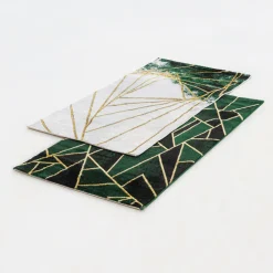 Chodniki|Dywany Z Krótkim Włosiem| Dywan nowoczesny ze złotym wzorem BELLAGIO 80x150 cm