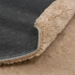 Dywany Z Krótkim Włosiem| Dywan okrągły beżowy PULY 100 cm