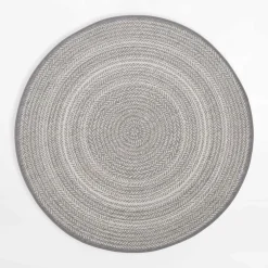 Dywan okrągły boho szary GINO 120 cm