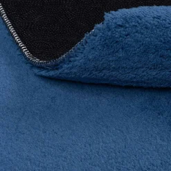 Dywany Shaggy| Dywan okrągły ciemnoniebieski PULY 80 cm