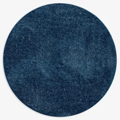Dywan okrągły ciemnoniebieski CLEVER 130 cm