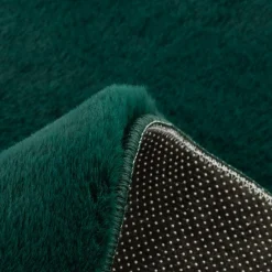 Dywany Rabbit|Dywany Shaggy|inny Dywan okrągły ciemnozielony RABBII 100 cm