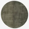 Dywan okrągły ciemnozielony PULY 80 cm