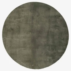 Dywan okrągły ciemnozielony PULY 80 cm