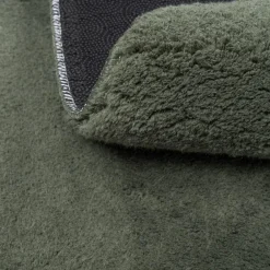 Dywan okrągły ciemnozielony PULY 80 cm