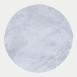Dywany Shaggy| Dywan okrągły jasnoszary PULY 100 cm