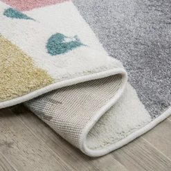 Dzieci Dywan okrągły KIDS ZWIERZAKI 120 cm