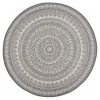 Dywany Zewnętrzne|Dywany Zewnętrzne| Dywan okrągły PIATTO SZARY 120 cm