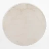 Dywany Shaggy|inny Dywan okrągły RABBIT, kremowy, 120 cm
