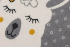 Dzieci Dywan okrągły szary LAMA 100 cm