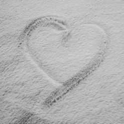 Dywan okrągły szary RABBII 90 cm