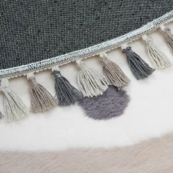 Dzieci Dywan okrągły w kropki MUUM 120 cm