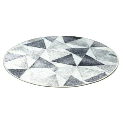 Dywan okrągły w trójkąty SEVILLA 80 cm