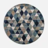 inny Dywan okrągły w trójkąty SORRENTO 160 cm