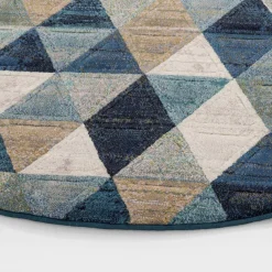 inny Dywan okrągły w trójkąty SORRENTO 160 cm