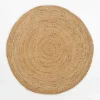 Dywany Z Krótkim Włosiem|inny Dywan okrągły z juty BRUGA, beż,100 cm