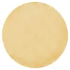 Dywany Z Krótkim Włosiem| Dywan okrągły złoty PULY 100 cm