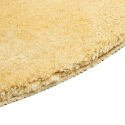 Dywany Z Krótkim Włosiem| Dywan okrągły złoty PULY 100 cm