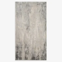 Dywan przecierany szary BRONTE 80x150 cm