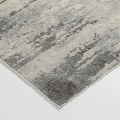 Dywan przecierany szary BRONTE 160x230 cm