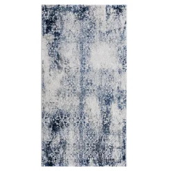 Dywan retro niebieski KAREN 80x140 cm