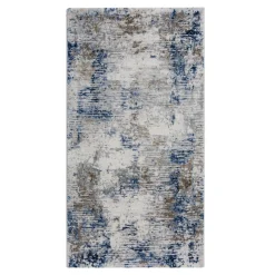 Chodniki|Dywany Z Krótkim Włosiem| Dywan retro niebieski KAREN 80x140 cm