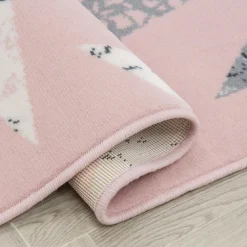 Dywany Dziecięce|Dywany| Dywan różowy GWIAZDY 120x170 cm