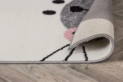 Dzieci Dywan różowy, królik HAPPY 160x230 cm