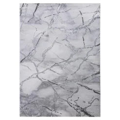 Dywany Z Krótkim Włosiem| Dywan SPAZZIO SPĘKANIA SREBRNE 120x170 cm