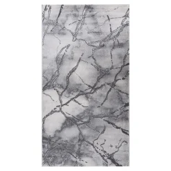 Dywan SPAZZIO SPĘKANIA SREBRNE 80x150 cm