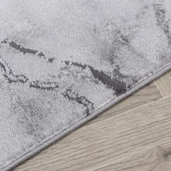 Dywan SPAZZIO SPĘKANIA SREBRNE 80x150 cm