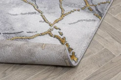 Dywany Z Krótkim Włosiem| Dywan SPAZZIO SPĘKANIA ZŁOTE 120x170 cm