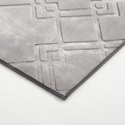 Chodniki|Dywany Z Krótkim Włosiem|inny Dywan srebrny 3D VIVA 80x150 cm