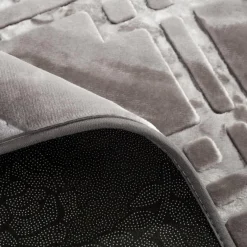 Chodniki|Dywany Z Krótkim Włosiem|inny Dywan srebrny 3D VIVA 80x150 cm